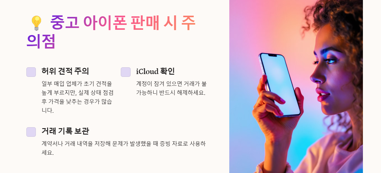 중고 아이폰 최고가 매입, 믿을 수 있는 업체와 함께하세요!